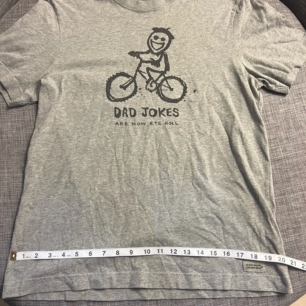 Life Is Good Gray Motivational T-Shirt - Picture 9 of 10